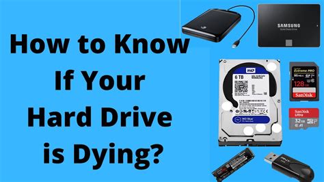 signs of dying hard drive